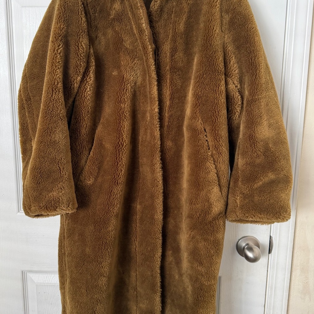 H&M Tan Teddy Jacket